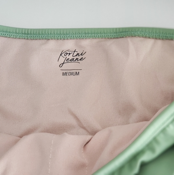 Seagrass Ruffled Around Swim Top - Picture 3 of 3